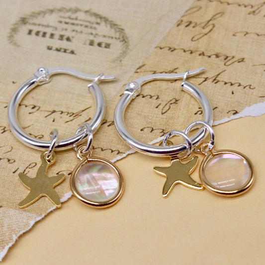 Starfish Asha Hoop Earrings