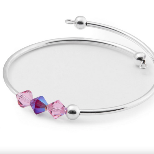 Shades of Pink Preciosa Bangle