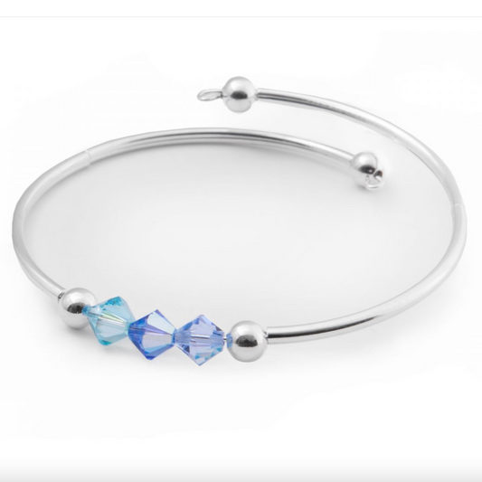 Shades of Blue Preciosa Bangle