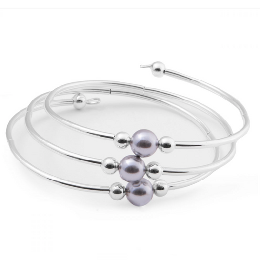 Grey Wrap Around Bracelet