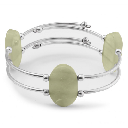 Jade Chunky Bangle