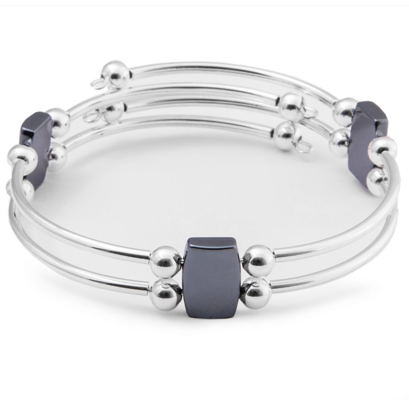 Hematite Chunky Bangle